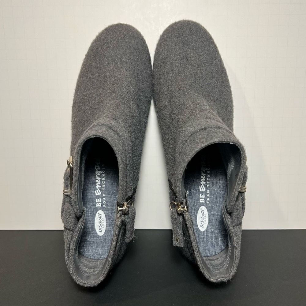 Womens DR. SCHOLL’S Darcy Grey Wedge Ankle Boots / Size 11 Medium - Picture 5 of 8